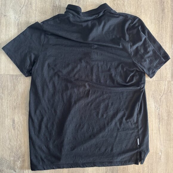 Icebreaker Merino Tech Lite II Short Sleeve Polo Shirt, Black (Men's M) - Picture 5 of 6
